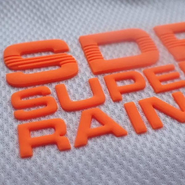 Custom Silicone Heat Transfer Vinyl 3d Raised Logo Tpu and Silicone Heat Transfer 3d Silicone Heat Transfer Printing