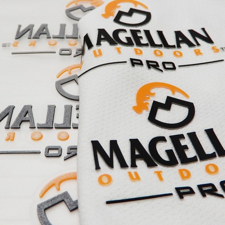 Custom 3D heat transfer printing thick hot label silicone heat transfer printing labels