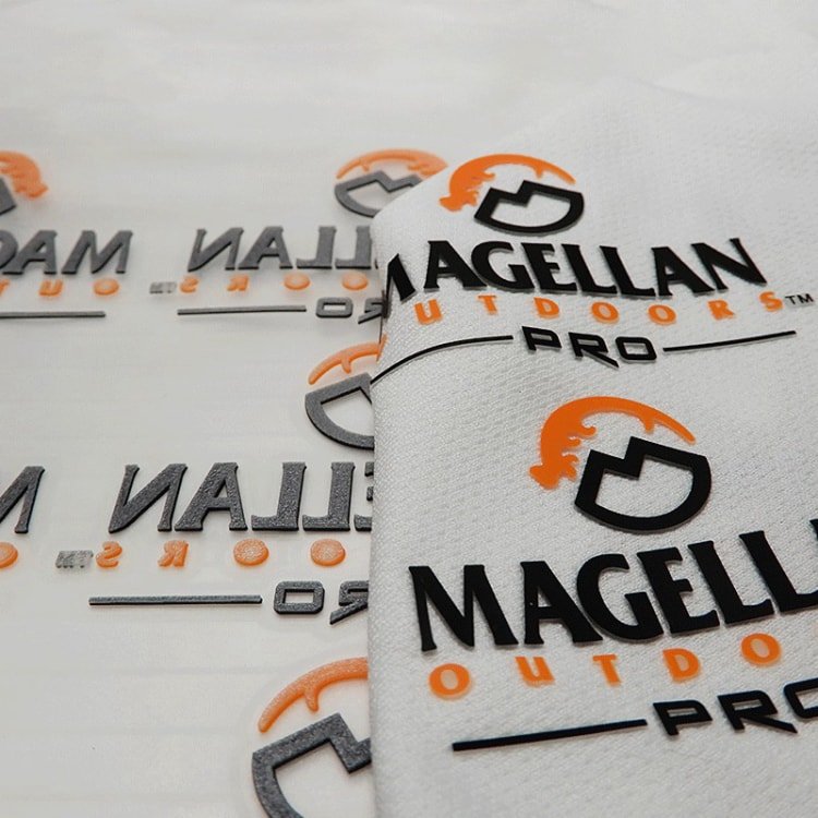 Custom 3D heat transfer printing thick hot label silicone heat transfer printing labels