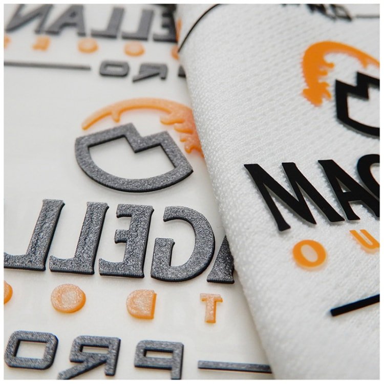 Custom 3D heat transfer printing thick hot label silicone heat transfer printing labels