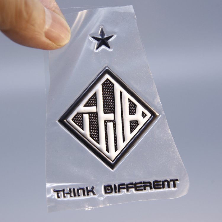 Custom Brand Name Logo 3D TPU Patch soccer jersey heat transfer name and numbers heat transfer vinyl Iron on Labels for Clothing