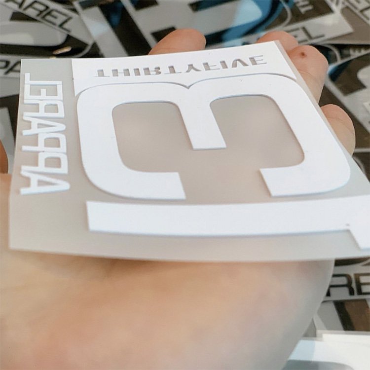 2024 New Fashion Silicone Heat Transfer Custom Logo 3d Heat Transfer Printing For Clothes Thick Heat Transfer