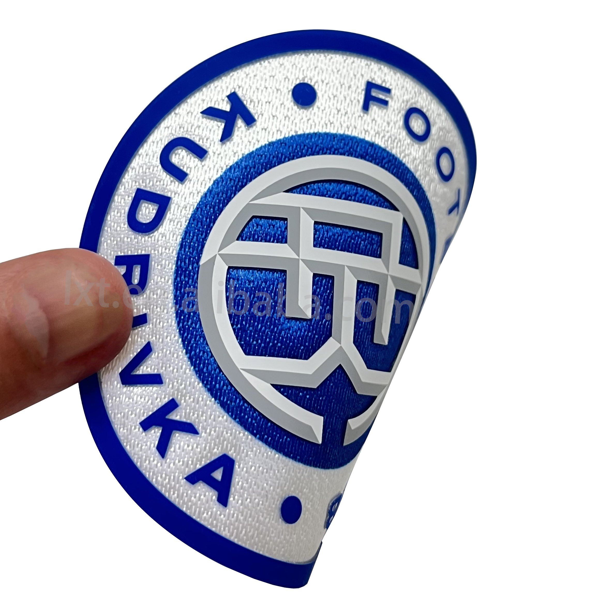 Tatami Rubber Silicone Labels Wholesale Custom Soccer Team Club Logo Heat Transfer Printing Patches
