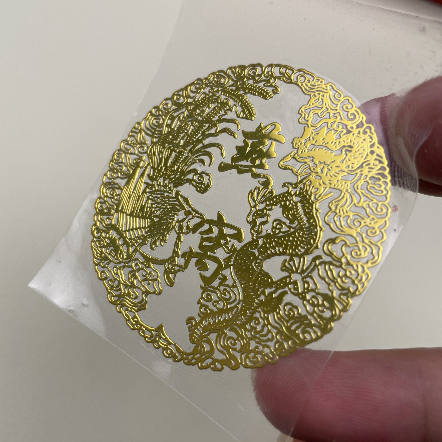 Customized Logo 3D Metal Label Washable Transfer Printing Sticker with Tear Film for Gift Box and Metal Label Packaging