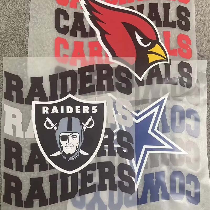 wholesale waterproof dtf transfers designs Iron On Sticker custom Transfer Printing Logo heat Transfer Designs For T-shirts