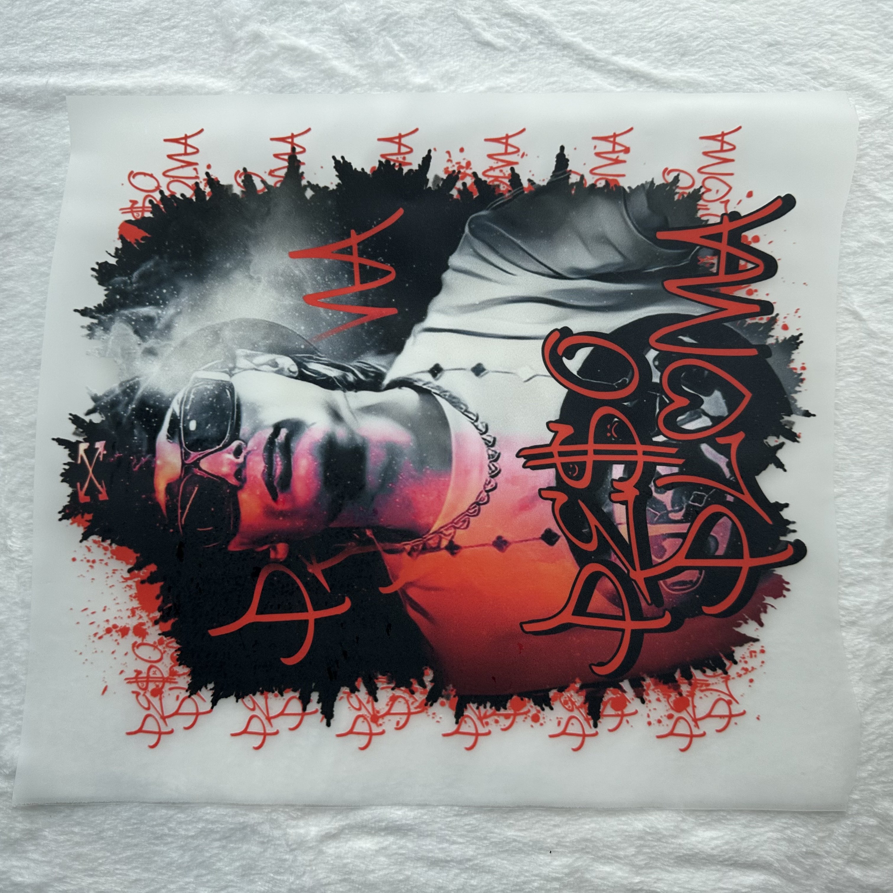 Free Sample Color custom dtf iron on matte thin screen print mom anime tshirt japan designs ready to press dtf heat transfers