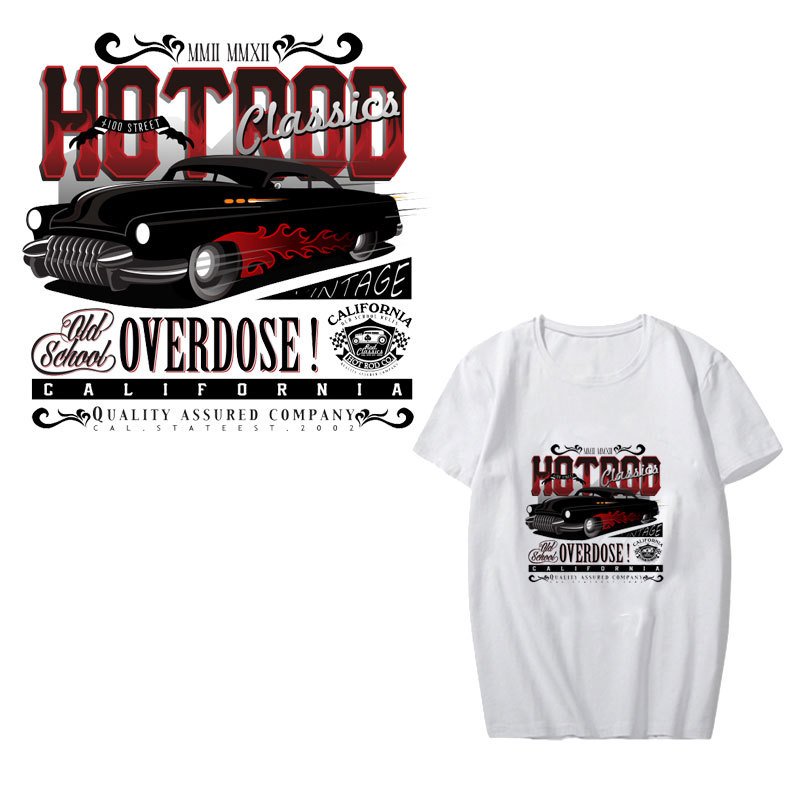 DTF Plastisol Customized Vinyl Iron On Printed Designs Press Sticker Screen Printing Heat Transfer for Clothing