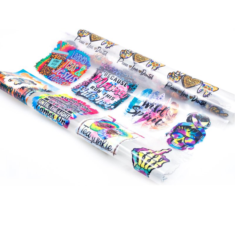 Summer Holiday Designs Custom screen transfers Iron On Decals Transfer Sticker Pattern Logo Plastisol Heat Transfers For T shirt