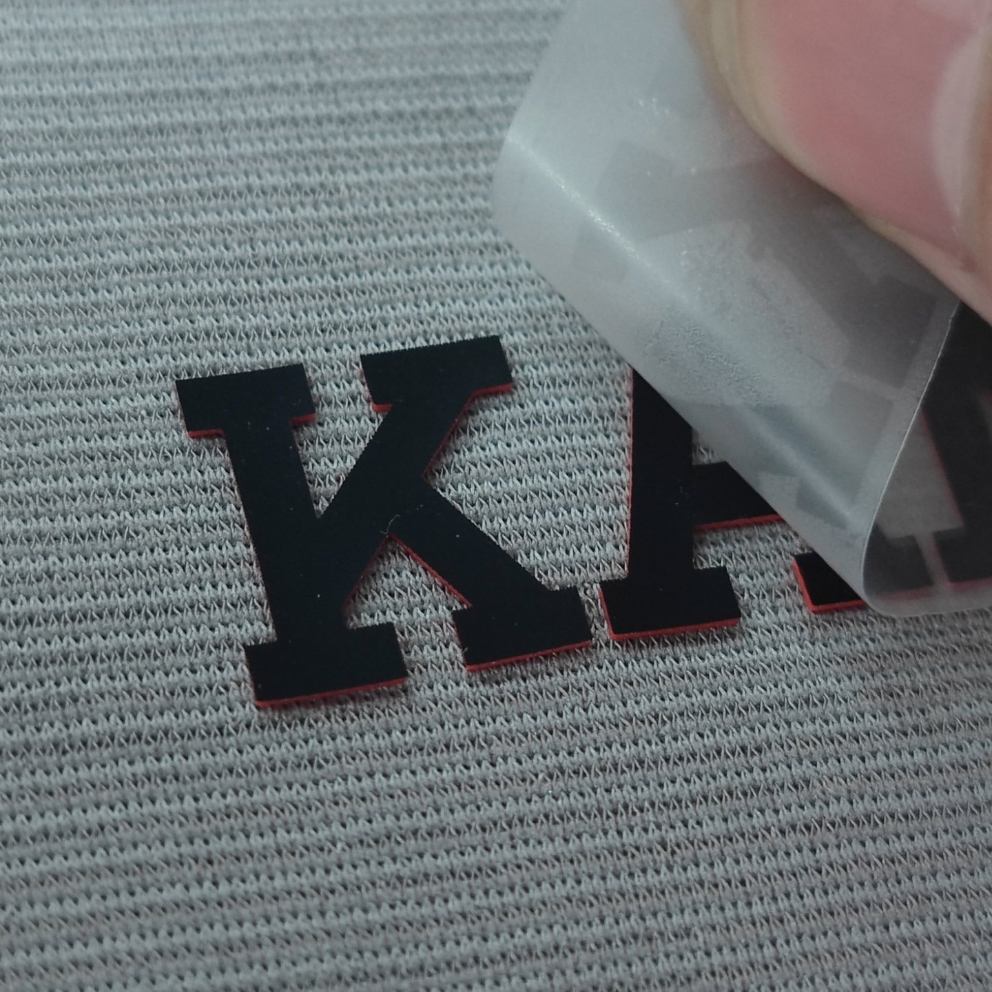 Custom Printed Silicone Heat Transfer Logo Printing Label for Garment