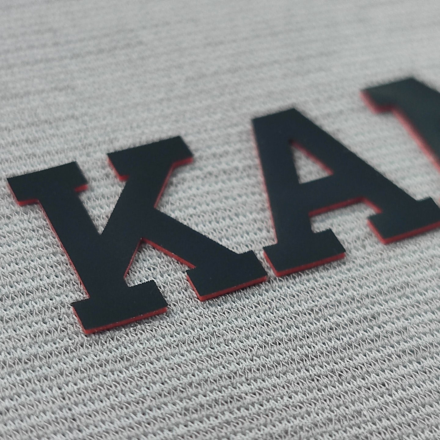 Custom Printed Silicone Heat Transfer Logo Printing Label for Garment