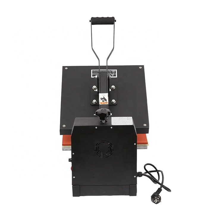 Renlitong 38*38 Quality High Pressure Planer heat transfer printing logo silhouette heat press machine for garment hats bags