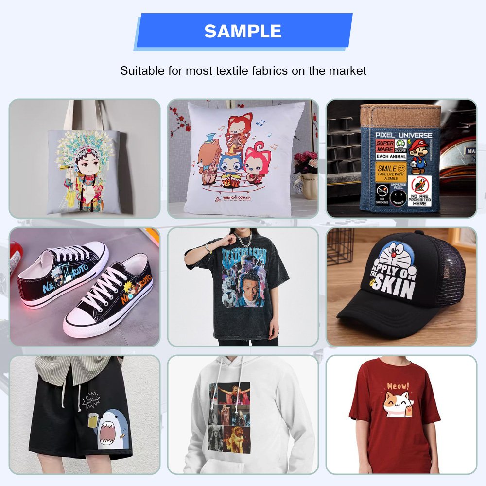 A3 DTF inkjet printer set heat transfer t-shirt printing machine direct to film printer with XP600 print head