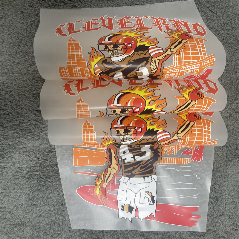 Factory wholesale custom washable dtf transfers designs t shirt stickers heat transfer printing vinyl