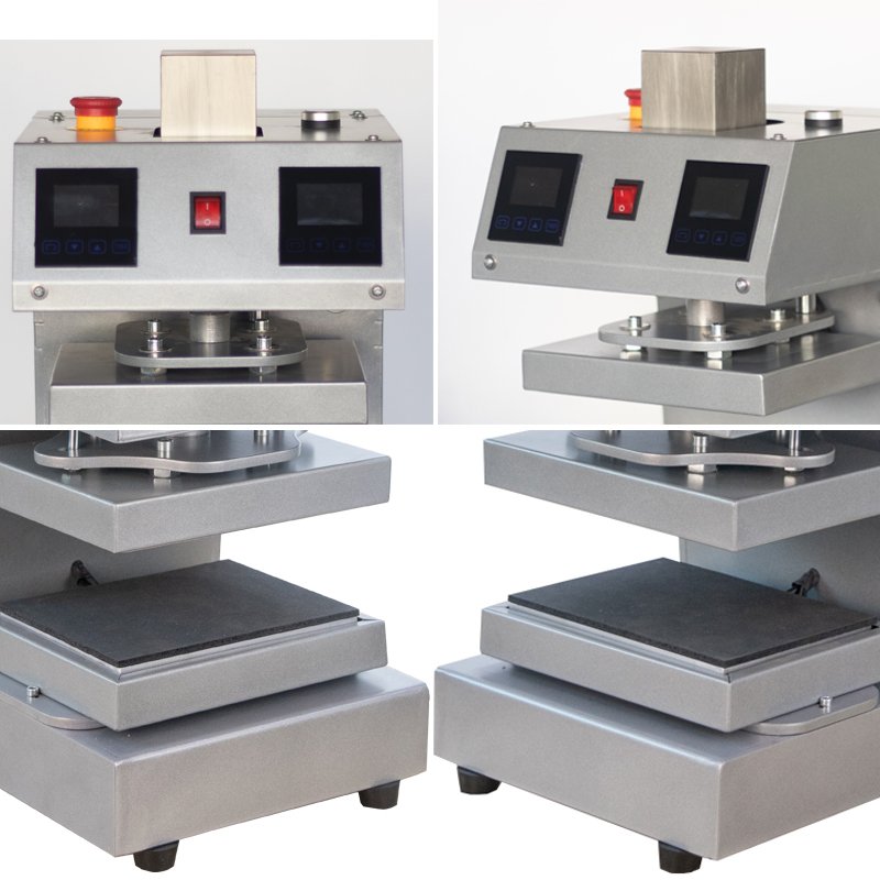Sixfar Dual Heated Heat Press Machine Electric Automatic 10 Ton Heat Transfer Press 6x8 inch Gold Plates