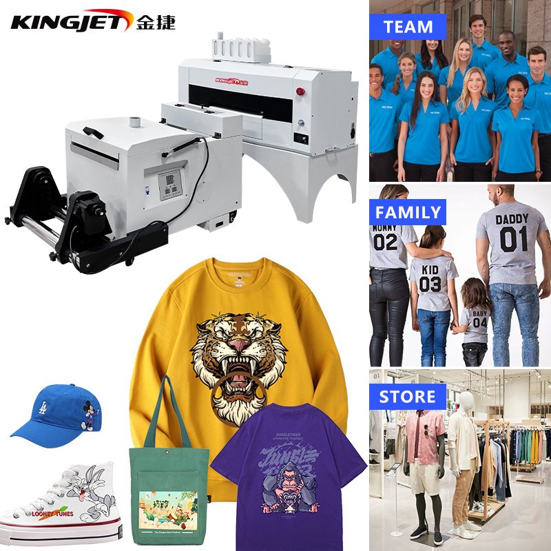 30cm dtf printer i3200 heads heat transfer printing machine Inkjet Roll to Roll a3 pet film DTF Printer