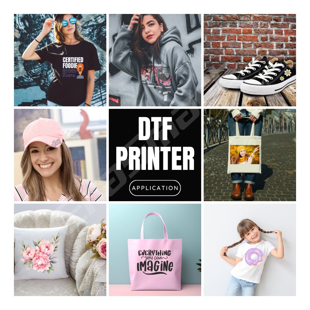 13 Inch 30cm A3 1390 XP600 Heat Transfer Print Pink T-shirt Printing Machine Inkjet DTF Printer Machines For Small Business