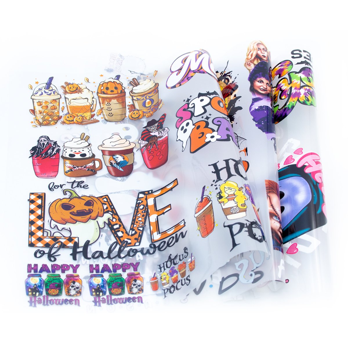 DTF heat transfers Stickers Fashion girls Wholesale Heating transfer Iron on Screen Printing for T-Shirts hoodies Garments