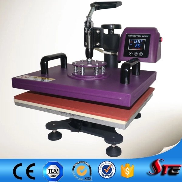 Hot selling Swing Away T shirt Heat Transfer printing Machine on clothes