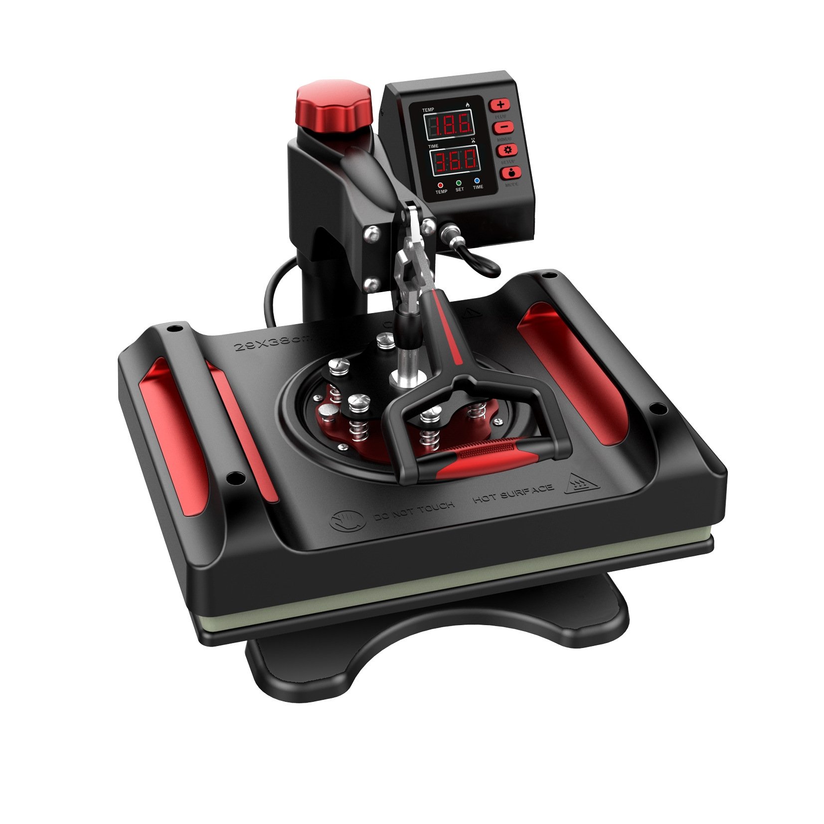 MOMOTECH Mini 5in1 Heat Press Machine for T-shirt Sublimation Logo Printing Machine
