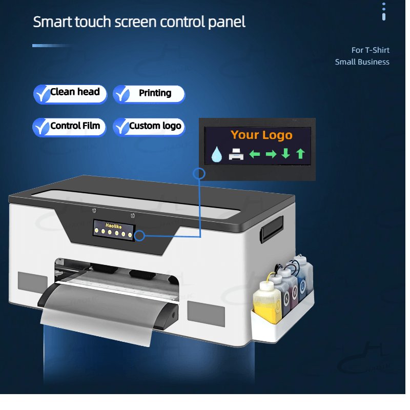 30cm DTF Printer Transfer Printing Film For Tshirt DTF Printing Print Head XP600 Machine For Small Business