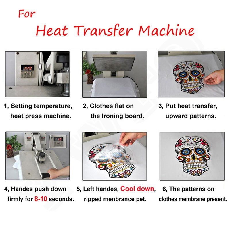 Factory Supplier Custom Logo Clothes Printing Fabric Cool Dog Heat Press Transfer Film Sticker Labels For T-shirt