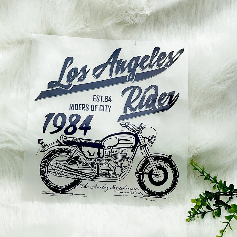 Custom Iron On Sticker Transfer Printing Fabric sublimation stickers Plastisol Heat Transfers For T-shirt
