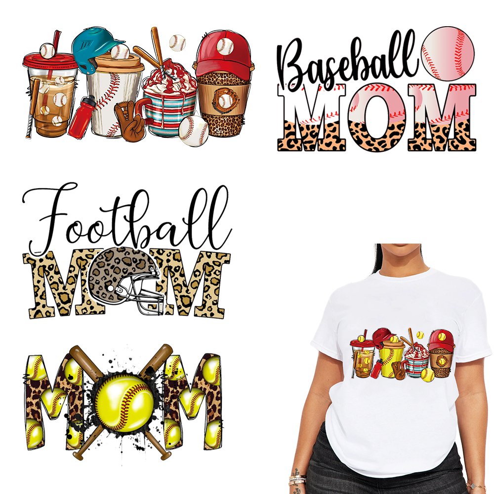 sport designs ready to heat press plastisol screen print stickers custom dtf print heat transfer designs for t shirts