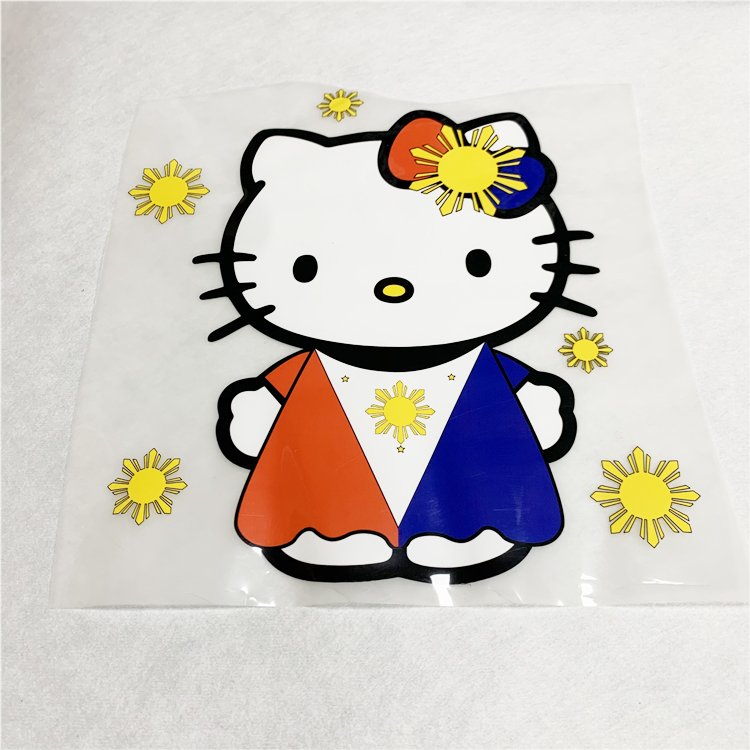 Custom plastisol heat transfer sticker screen print plastisol transfers for t shirt