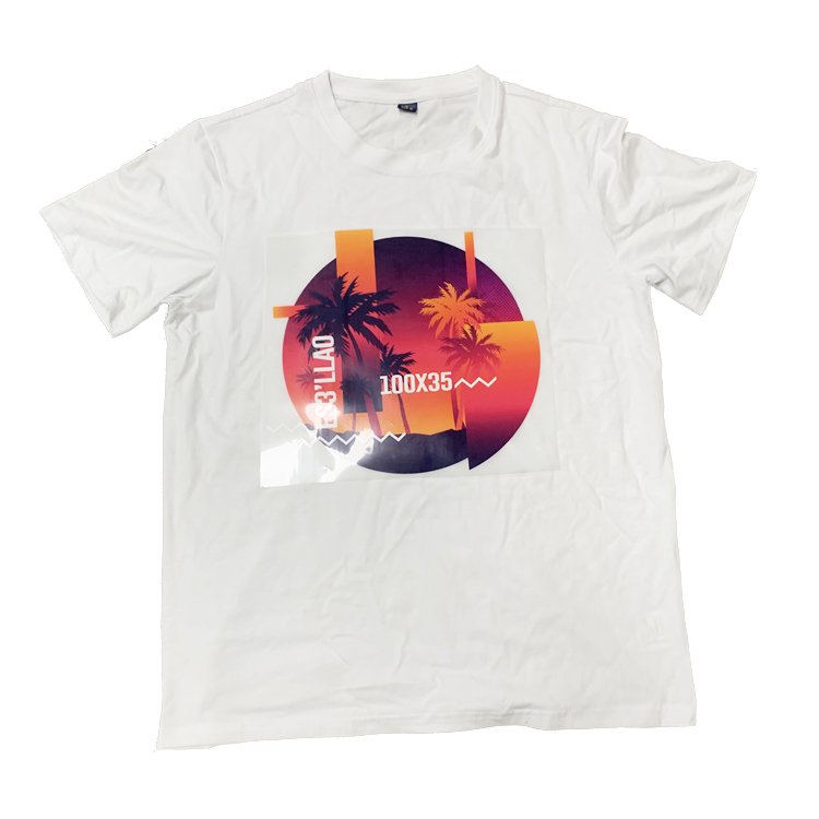 Custom plastisol heat transfer sticker screen print plastisol transfers for t shirt