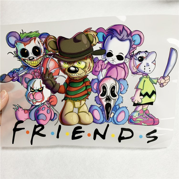Custom plastisol heat transfer sticker screen print plastisol transfers for t shirt