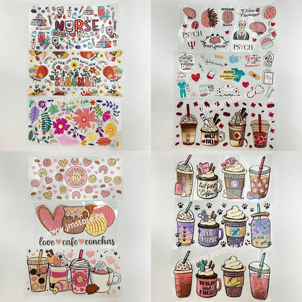 Autumn Fall Vibes Pumpkin Season UV DTF Transfers Stickers Decals For Libbey Cold Cups Mugs Tumbler Waterproof DIY Craft