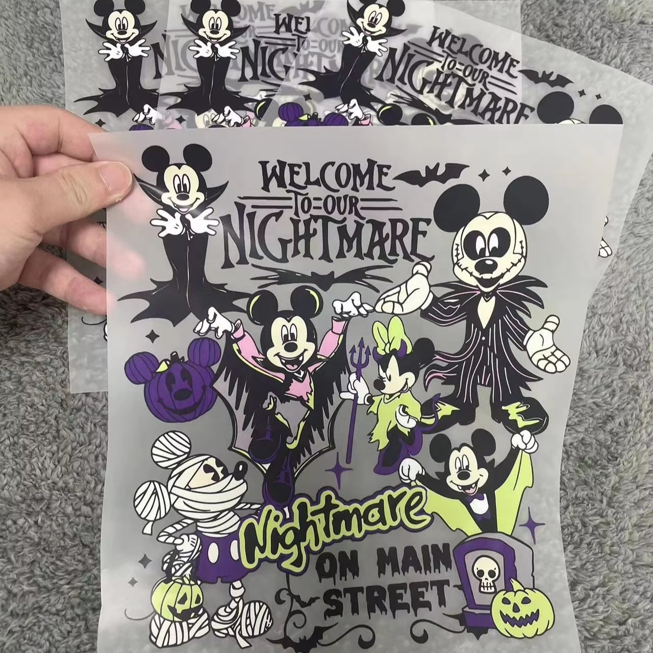 Custom wholesale Heat Transfer Designs For T Shirts durable dtf printing sticker for fashion clothes htv heat transfer vinyl
