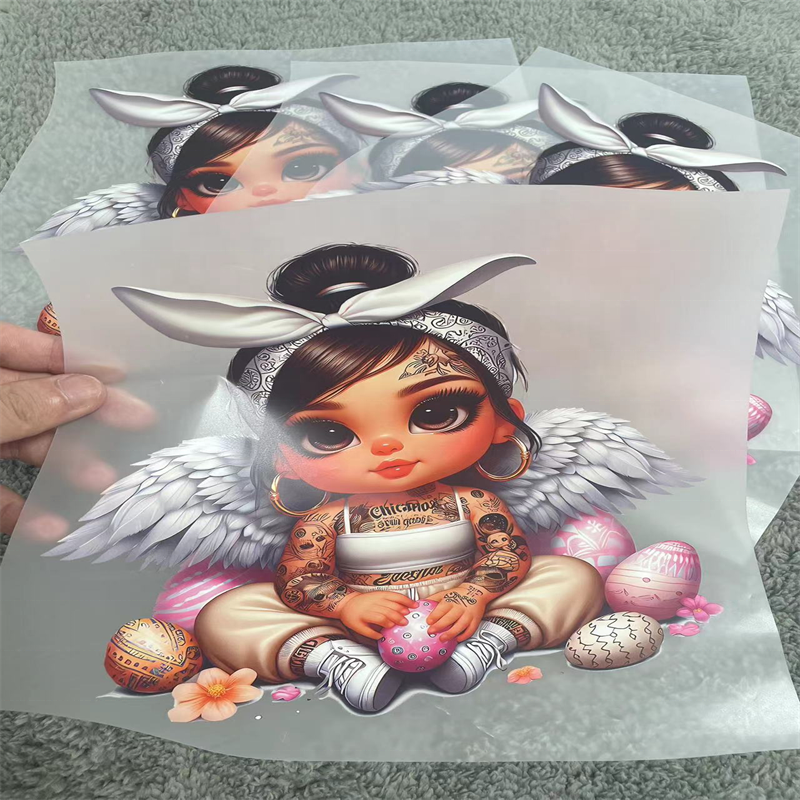 wholesale durable Pet Dtf Digital Transfer Heat Transfer Printing Custom T Shirt Heat Vinyl Transfer