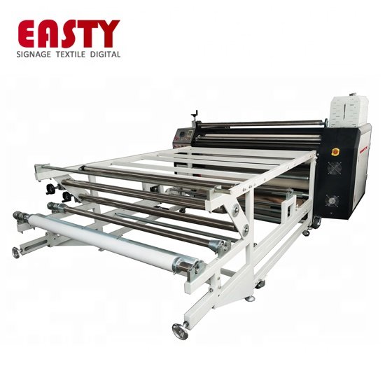 Easty Eurotec Emt Sportswear Large Rotary Calender Oil Sublimation Heat Transfer Machine