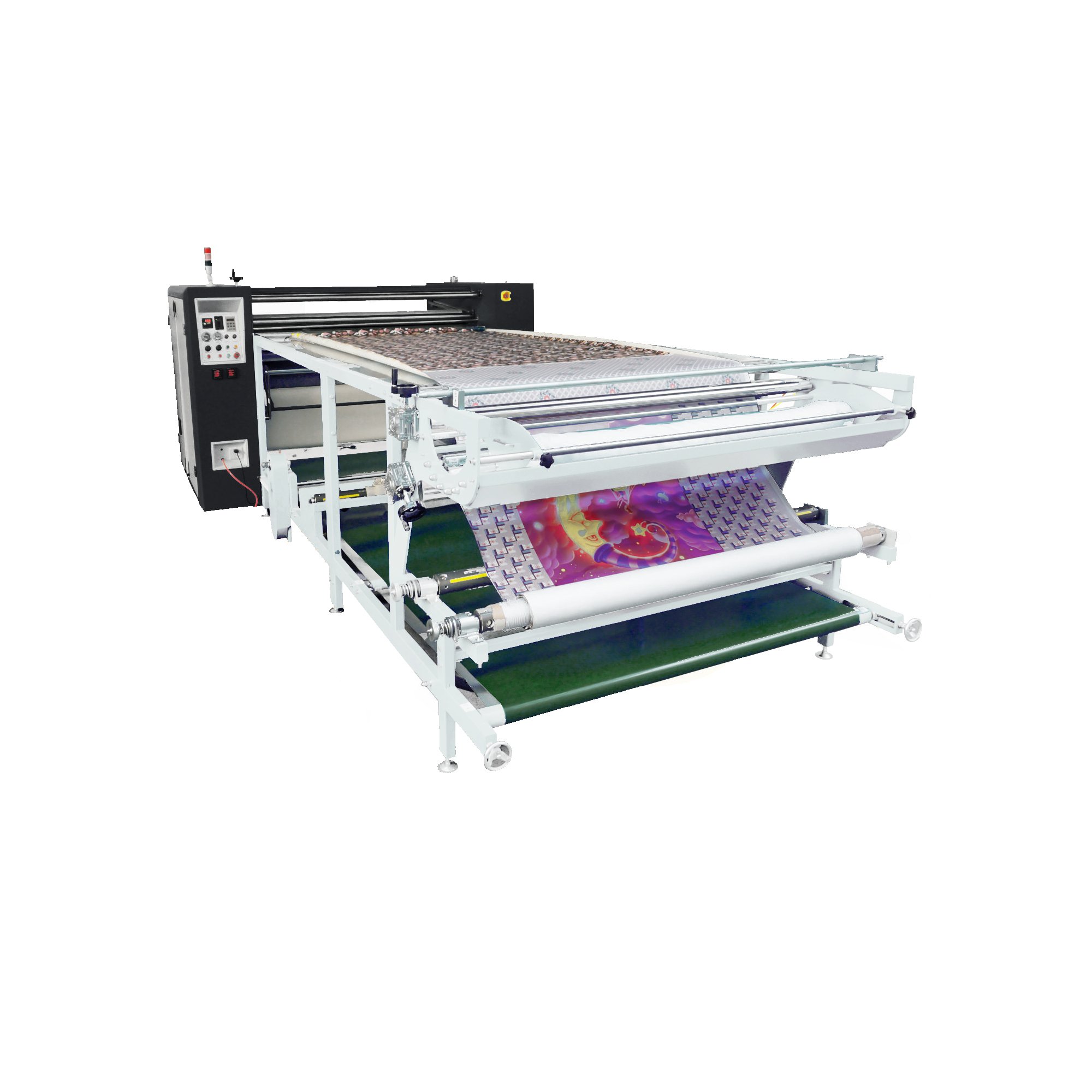 Easty Eurotec Emt Sportswear Large Rotary Calender Oil Sublimation Heat Transfer Machine