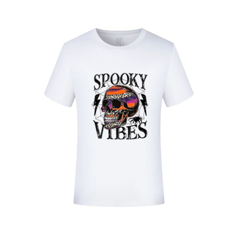 Wholesale Custom Halloween Horror Designs Waterproof Screen Printing Plastisol DTF Heat Transfer Vinyl Clothing Stickers