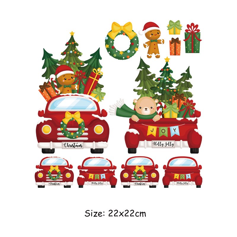 Clothing Printing Iron-on Thermal Sticker Heat Transfer Patches New Style Custom Fashion Christmas Garment Customized Size H-001