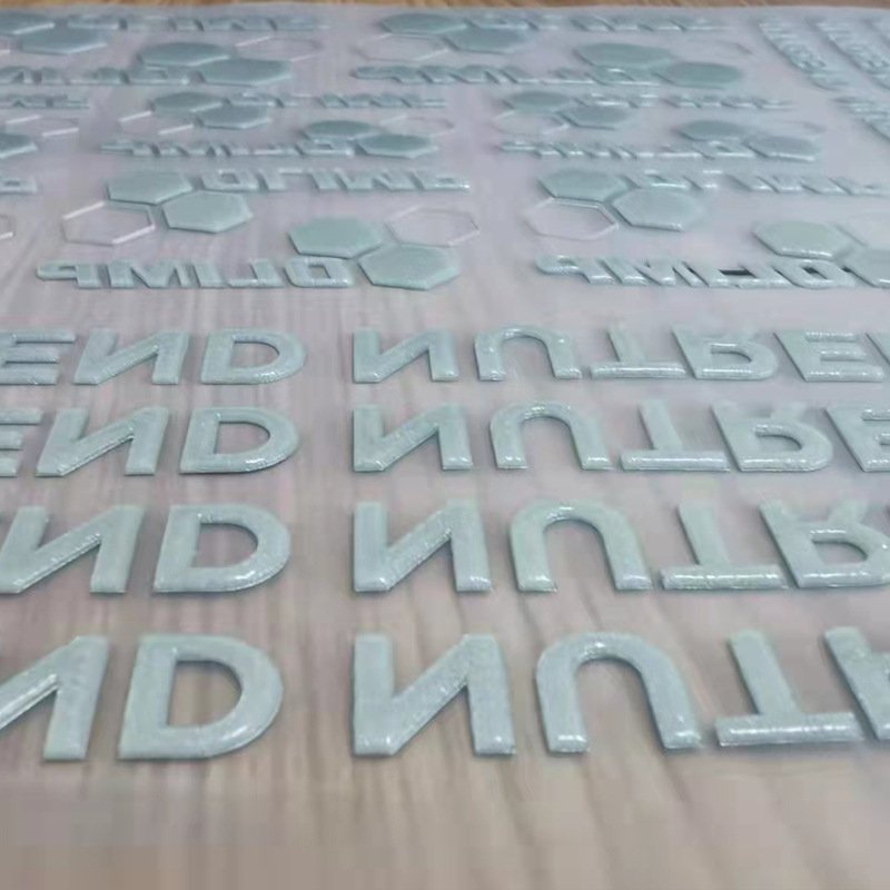 High Quality Custom Design pvc machine label silicone heat transfer 3d silicone heat transfer label for tshirts