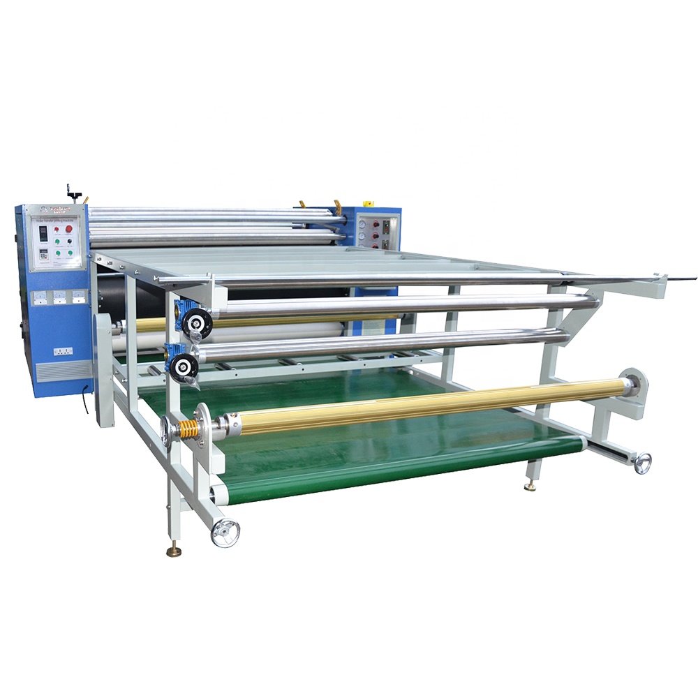 Fabric textile sublimation 170cm width Rotary Printing Drum Calender Roller Heat Press Machine