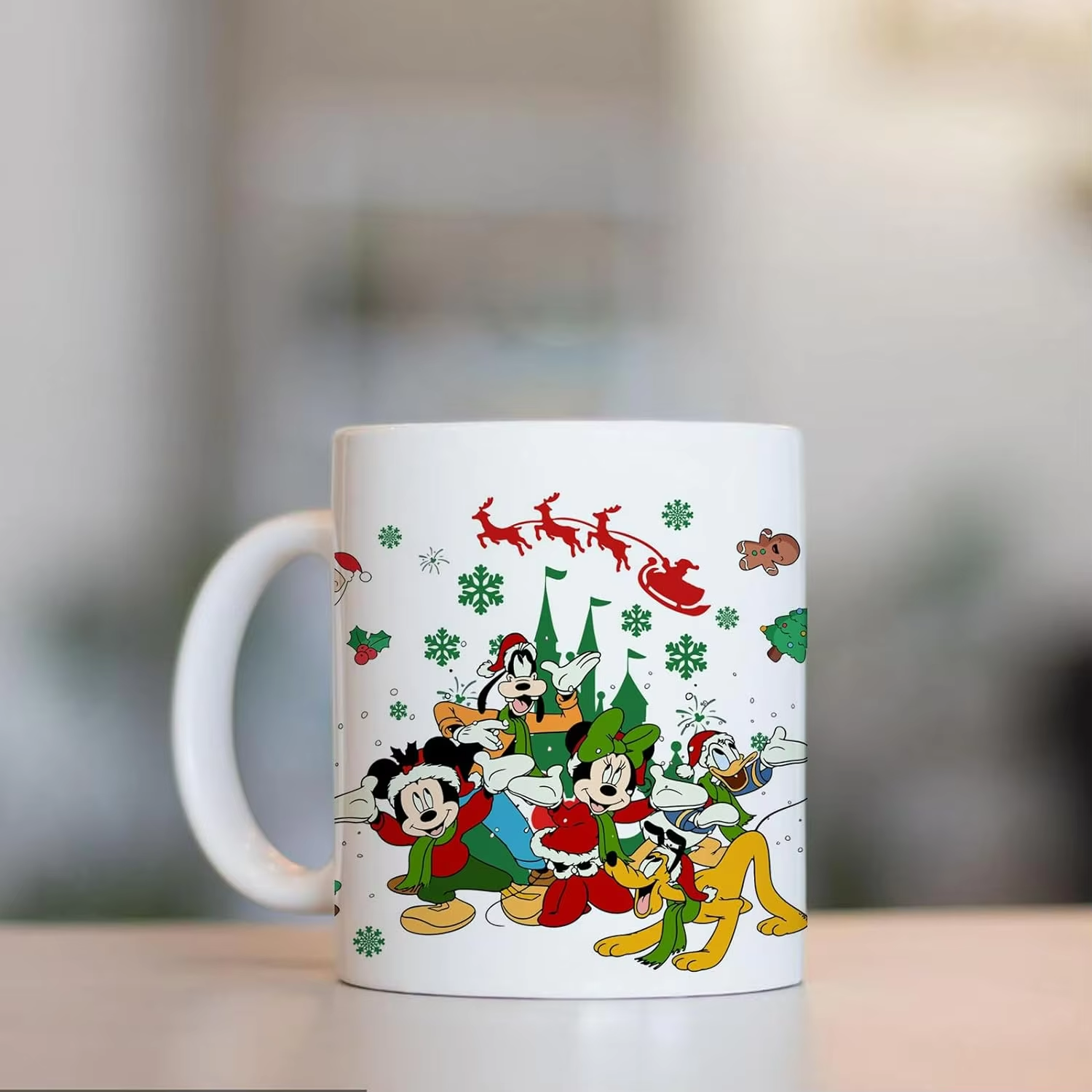 UV DTF Transfers Vinyl Sticker Cup Waterproof Wraps Custom PVC Size Christmas Washable Water Transfer Printing for Mugs