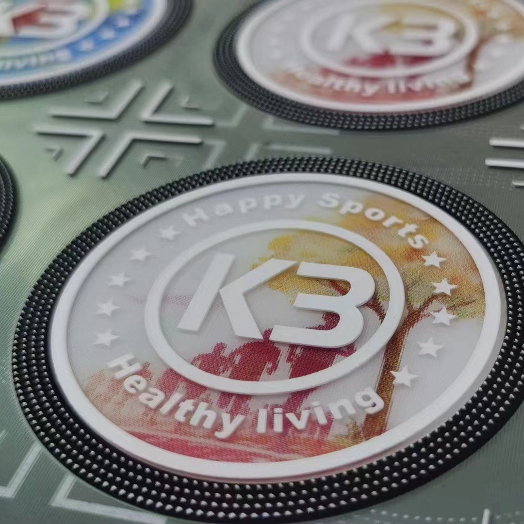 Custom Print 3D Logo Silicone Heat Transfer Printing Label For Garment Clothes Thermal Transfer Hot Iron On Sticker