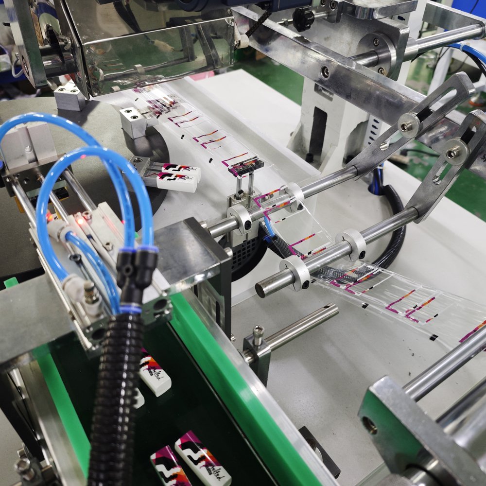 QFW Factory Hot Sale Lipstick Tube Heat Transfer Printing Machine For Plastic Tube Stamping Machine Assembly Machine