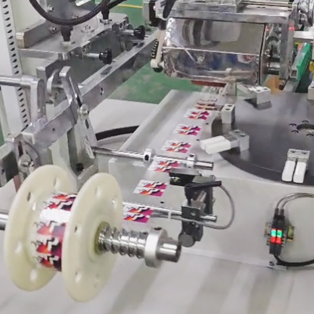 QFW Factory Hot Sale Lipstick Tube Heat Transfer Printing Machine For Plastic Tube Stamping Machine Assembly Machine