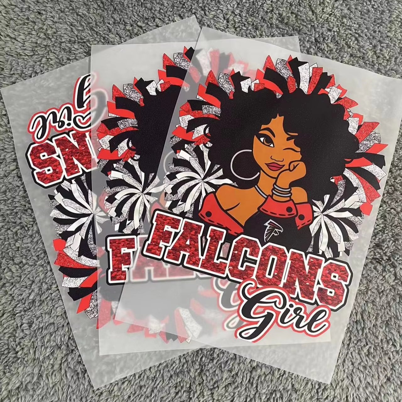 2024 new Dtf Transfers Fashion Screen Heat Transfer Printing Heat Transfers Logo Iron on Sticker Designs for T-shirt