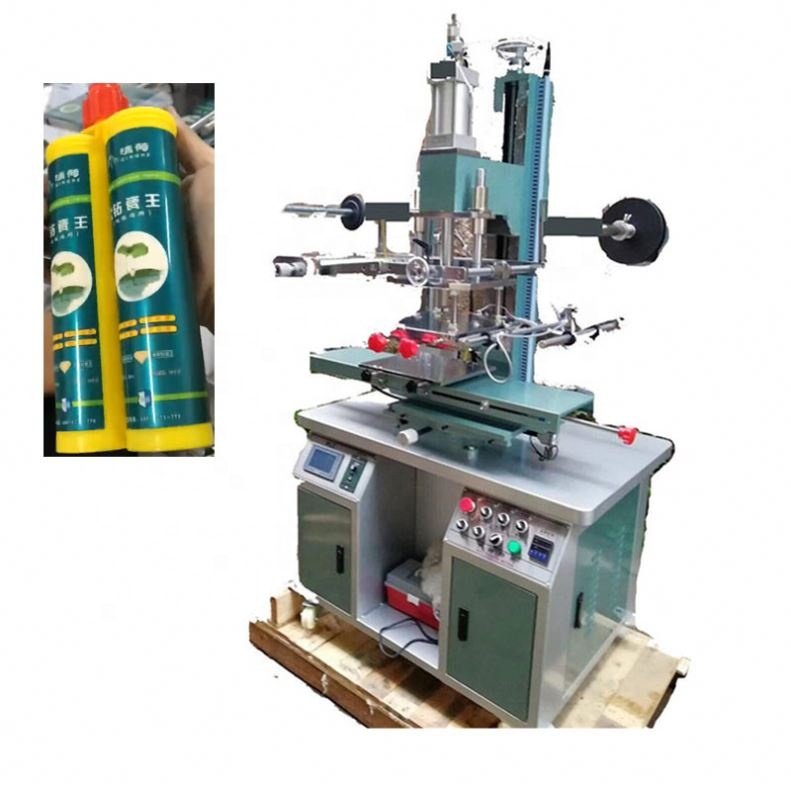 Pneumatic Cylindrical Container Heat Transfer Printing Machine For Plastic Bottle