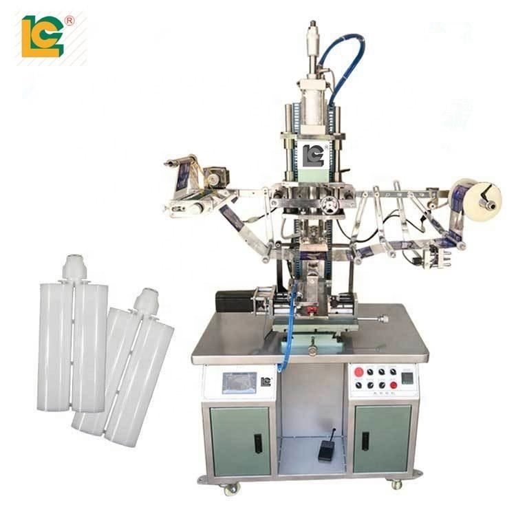 Pneumatic Cylindrical Container Heat Transfer Printing Machine For Plastic Bottle