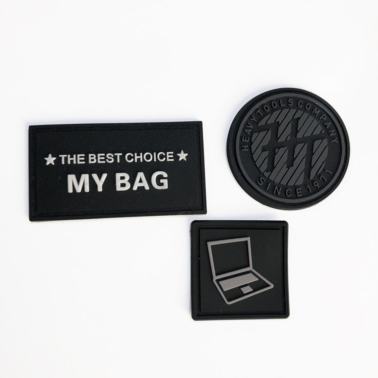 heat transfer printed 3D Soft Hat pvc patch For Clothing rubber patch clothing labels custom cloths label rubber logo patches
