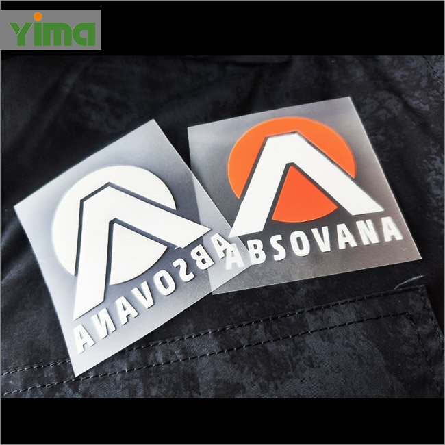 China custom LOGO printing 3D silicone PVC TPU heat transfer label patch hat t shirt heat press iron on clothing label