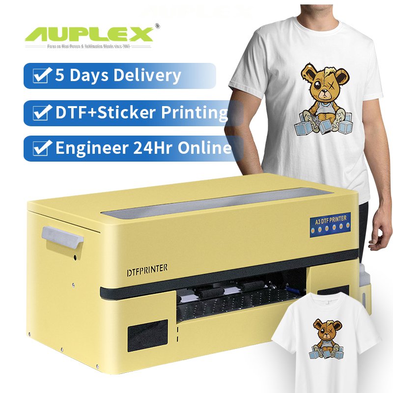 Fast shipping DTF printer any fabric printing a3 dtf printer printing machine 30cm shaker powder machine