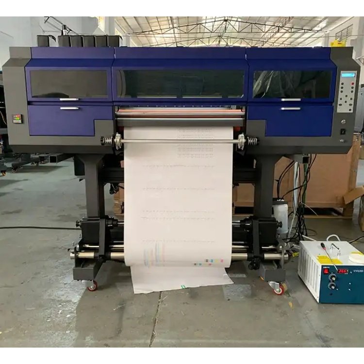 Plusjet PJ-60WP digital sustainable 6 colors uv ink uv dtf crystal label 60 cm printer film transfer printing machine